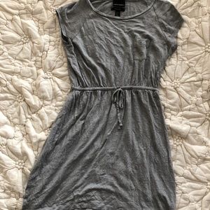 Cynthia Rowley Linen Tee Shirt Dress - GREY